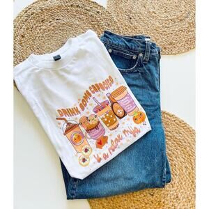 “Drink Some Cafecito ” Shirt NWOT